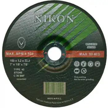 Nikon NIK38017 115x2,5x22mm Bombeli Beton Kesme Taşı