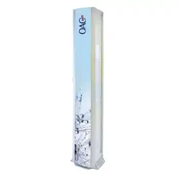Olefini CEH-120-A2-V Dekoratif Tip C Seri Dik Tip Isıtıcılı 100-130 cm Hava Perdesi