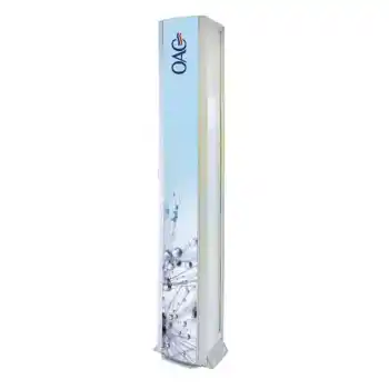 Olefini CEH-120-F2-V Dekoratif Tip C Seri Dik Tip Isıtıcılı 100-130 cm Hava Perdesi