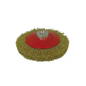 Partner PT03030 M10*80mm Sarı Telli Daire Fırça