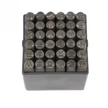 Partner PT03044 6mm 36 Parça Çelik Harf Ve Rakam