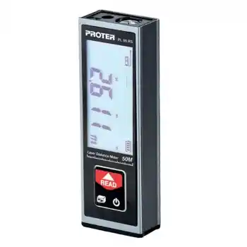 Proter PL 55 RS Şarjlı Kırmızı Lazer Metre 50 Mt