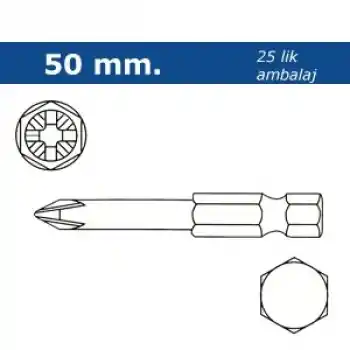 Proscr SCR03069 PH4 50mm Yıldız Bits Ucu