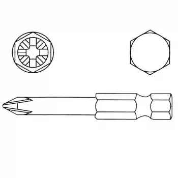 Proscr SCR03085 PH2 100mm Yıldız Bits Ucu