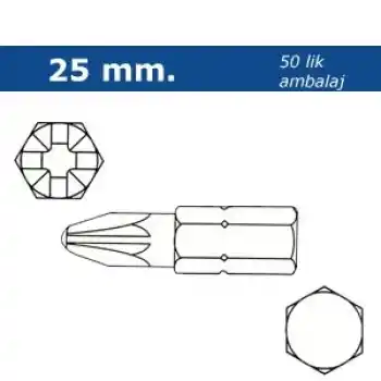 Proscr SCR03159 PZ4 75mm Pozi Bits Ucu