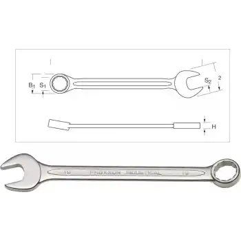 Proxxon 23917 17mm İnce Kombine Anahtar