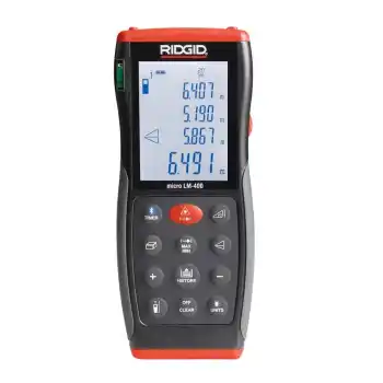 Ridgid 36813 Micro LM-400 Gelişmiş Lazer Metre 70 Metre (Android ve İOS uyumlu)