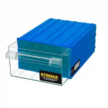 Rtrmax RCMK45 MK-45 Plastik Çekmeceli Mavi Kutu