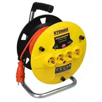 Rtrmax REM32540 40mt 3x2,5mm Makaralı Kablo Açık Tip