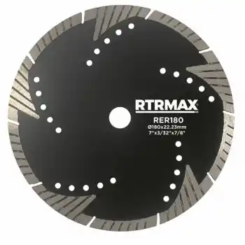 Rtrmax RER180 180 Turbo Elmas Testere Ekstra Uzun Segmentli