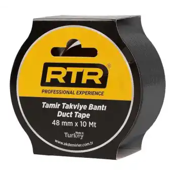 Rtrmax RNC192 48mmx10Mt Siyah Tamir Takviye Bantı