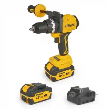 Rtrmax RTS5016HP Akülü Darbeli Matkap 20V 2x4.0Ah 160Nm