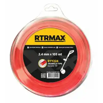 Rtrmax RTY233 3.3mmx55m Kırmızı Üçgen Tırpan Misinası