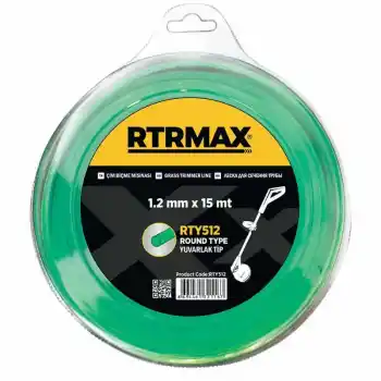 Rtrmax RTY519 3.0mmx15m Yeşil Yuvarlak Tırpan Misinası