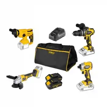 Rtrmax SET054 Akülü Matkap+Vidalama+Avuç Taşlama+Kırıcı Delici Alet Seti