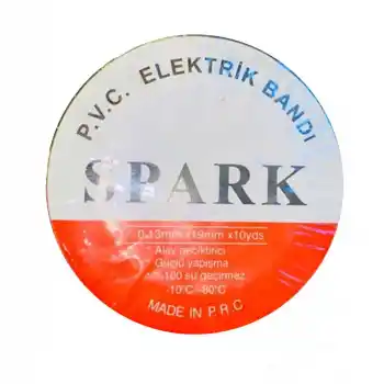 Spark Siyah Elektrik Bandı 13X19mm
