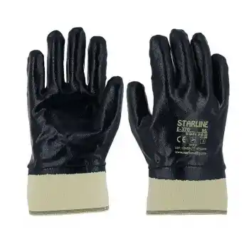 Starline E-370 No 9/L Nitril Genel Petrolcü Eldiveni