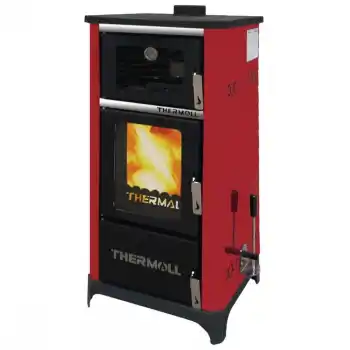 Thermall T-25 Dşk Dikey Şömine Fırınlı Kat Kalorifer Sobası