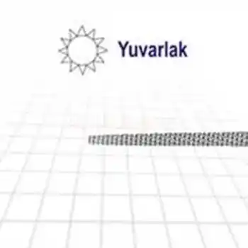 Threefıles Eğe Yuvarlak Kalın 10