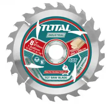 Total TAC2332103 TCT Ahşap Daire Testere Bıçağı 210mm