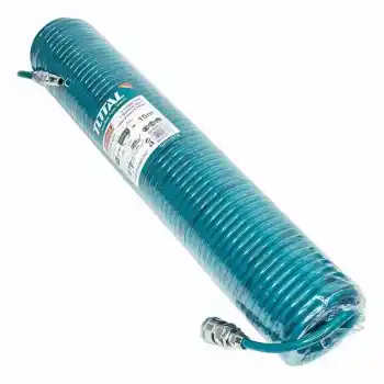 Total THT11151 Pnömatik Spiral 8mm Hava Hortum 15mt