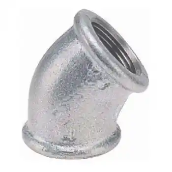 Trakya Döküm 1 1/2 Galvaniz Dirsek 45°