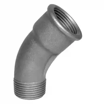 Trakya Döküm 3 Galvaniz İç Dişli Deveboynu 45°