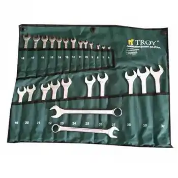 Troy 21525 Kombine Anahtar Takımı (25 Parça, 6-32mm)