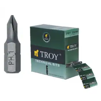Troy 22252 Bits Uç Seti (PH2x25mm, 100Adet)