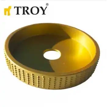 Troy 25090 Avuç Taşlama için Ahşap Törpüleme Oyma Diski 100mm