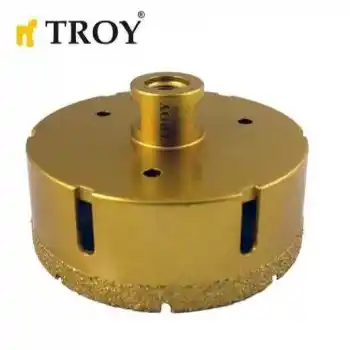 Troy 27450-105 Avuç Taşlamalar için Seramik Kuru Elmas Delici 105mm