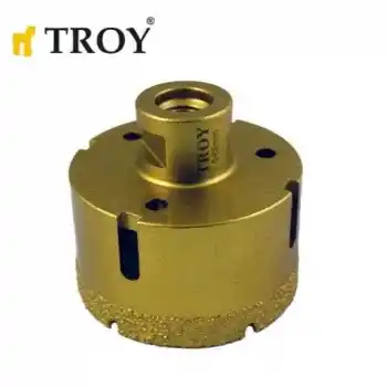 Troy 27450-68 Avuç Taşlamalar için Seramik Kuru Elmas Delici 68mm