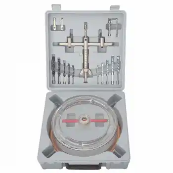 Troy T 27492 Vantuzlu Daire Testere Panç Seti (Ø 40-200 mm)