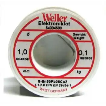 Weller EL 60/40-100 Kendinden Pastalı Lehim Teli