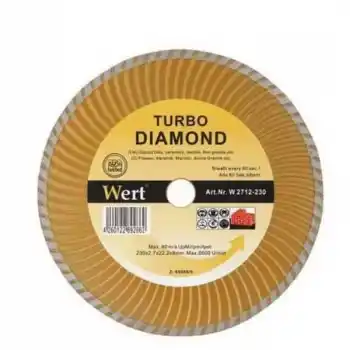 Wert 2540-125 Ahşap Kesme Testeresi Ø 125mm