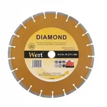 Wert 2711-125 Granit Mermer Elmas 125mm Testere