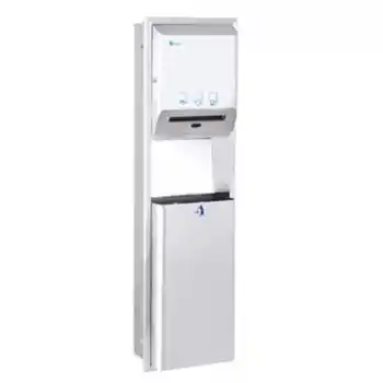 Xinda GSG63E-R Ankastre Fotoselli Sıva Altı Kağıt Havluluk ve Çöp Kovası Seti Kombine Sistem