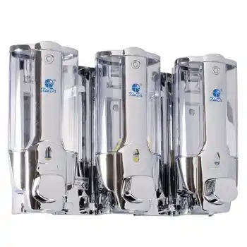 Xinda ZYQ138T Krom Üçlü Butonlu Sıvı Sabun Verici