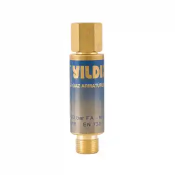 Yıldız 1030 G3/8 Basınç Düşürücü Alev Emniyet Valfi Oksijen