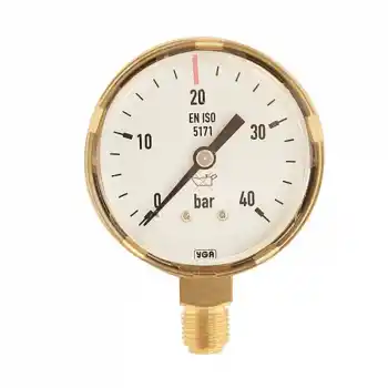 Yıldız 51140-20 20 Bar Kadran sonu 40 Bar-Basınç Göstergesi