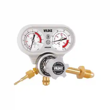 Yıldız 5440S Manometreli 21 L/min G 5/8” Dış Argon Basınç Düşürücü