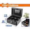 Wadfow WQQX2H02 Anahtarlı Metal Para Kutusu 150 mm