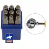 Wadfow WCC9593 Rakam Zımba Seti 9 Parça 6 mm