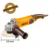 Ingco AG1100385E Devir Ayarlı Avuç Taşlama 125 mm