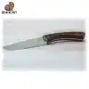 BeaverCraft BSH1 Dune Ceviz Saplı Deri Kılıflı Kamp ve Av Bıçağı