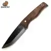 BeaverCraft BSH3 Nightfall Ceviz Saplı Deri Kılıflı Kamp ve Av Bıçağı