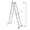 Beykon BY-104 Katlanır Çok Amaçlı Akrobat Merdiven 4.75 Mt