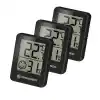 Bresser Temeo Hygro Gösterge 3lü Set siyah