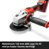 Einhell Axxio TE-AG 18/125 Li Solo Akülü Avuç Taşlama