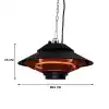 Elcon HF-1500 Elektrikli Tavan Tipi Sarkıtlı Infrared Isıtıcı 1500W